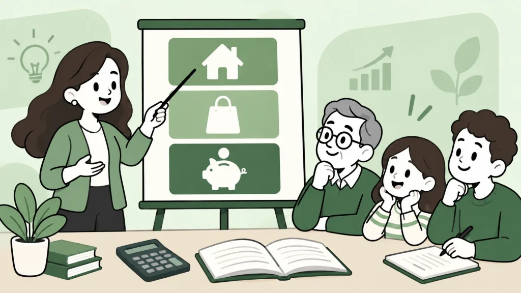 Control de gastos: una formación clave para mejorar la educación financiera de niños, jóvenes y adultos